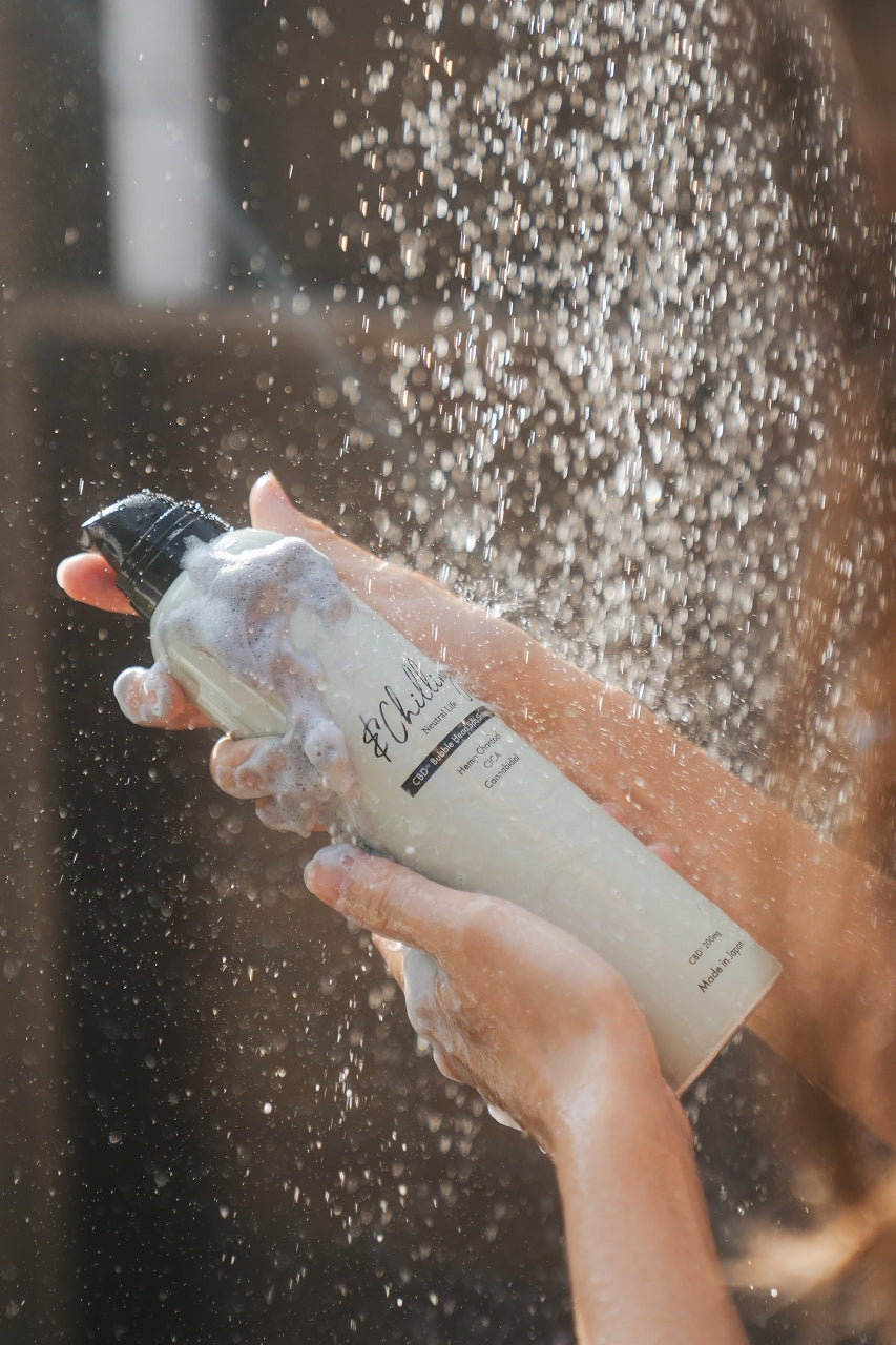 アンドチリング(&Chilling) CBD バブルヘッドスパシャンプー 麻炭/CICA/頭皮ケア/リラックス/メンタルケア/ヘッドスパ