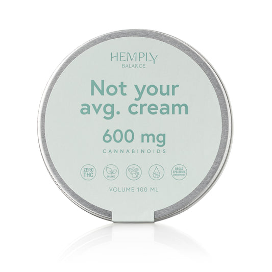Hemply Balance CBDスキンバーム 600mg Not your avg. cream