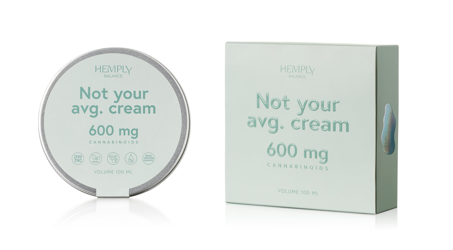 Hemply Balance CBDスキンバーム 600mg Not your avg. cream