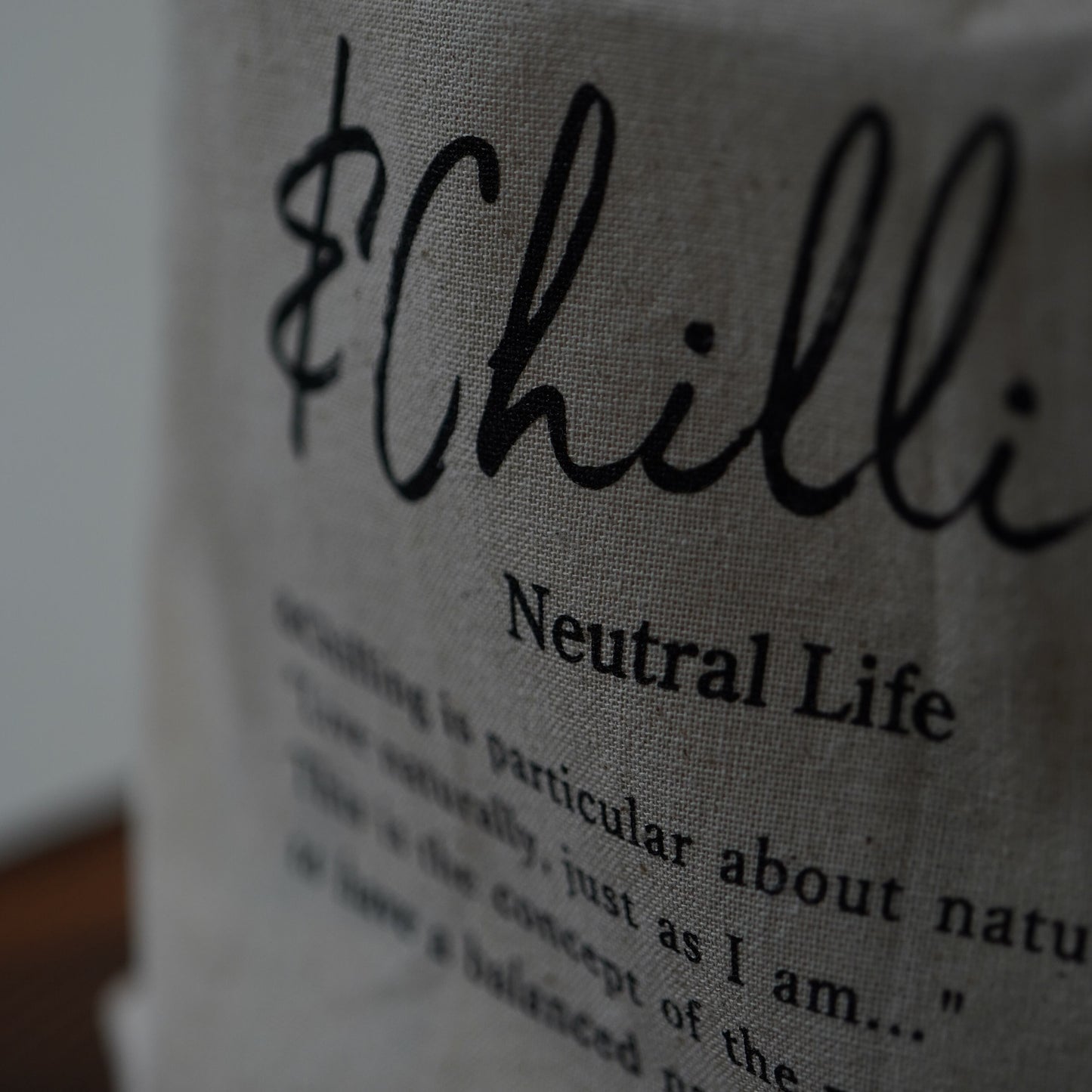 アンドチリング(＆Chilling)  ナチュラルコットンマルシェバッグ