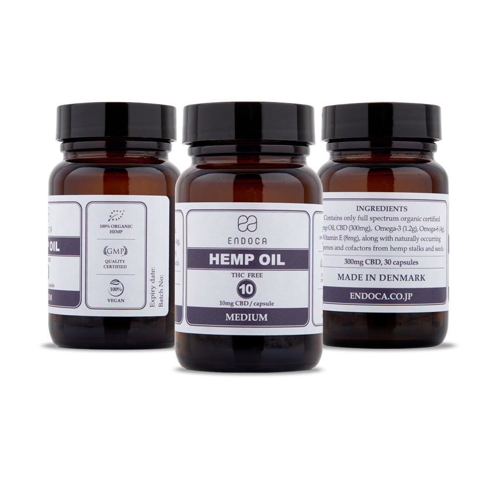 エンドカ(ENDOCA) カプセルヘンプオイル 300mg ミディアム