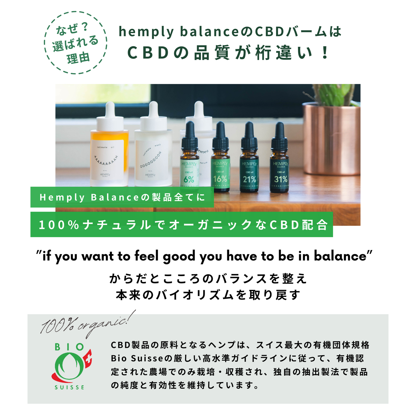 【アスリート愛用】Hemply Balance CBDスキンバーム 600mg Not your avg. cream