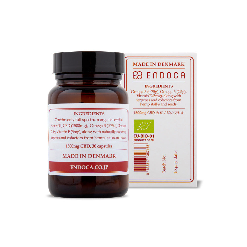 エンドカ(ENDOCA) カプセルヘンプオイル 1500mg ストロング