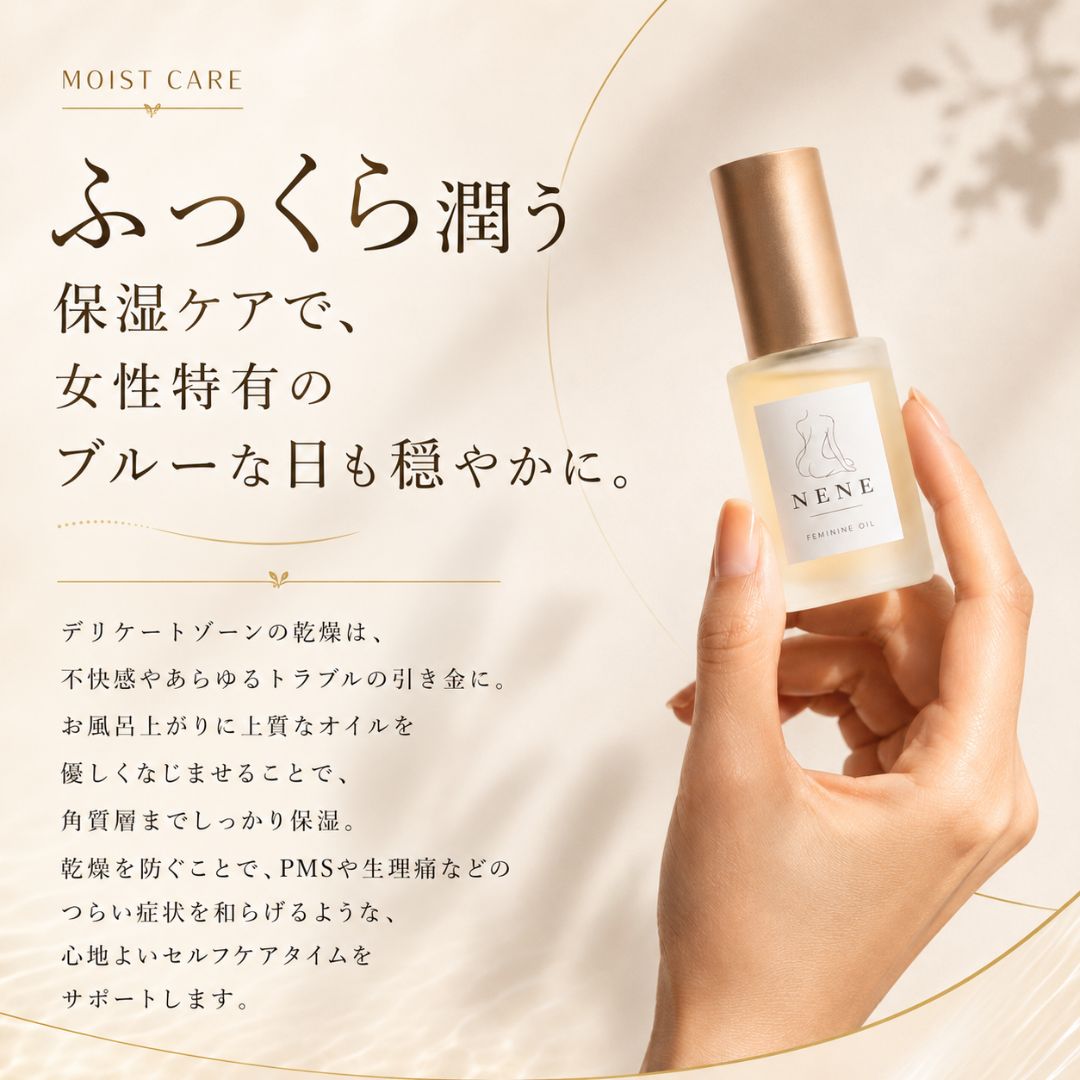 【カリスマ膣トレーナー・サルミ プロデュース】オールインワンフェムケアオイル NENE