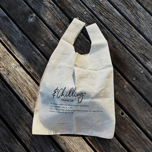 アンドチリング(＆Chilling)  ナチュラルコットンマルシェバッグ